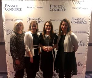 Caissa staff at the 2019 Finance and Commerce awards